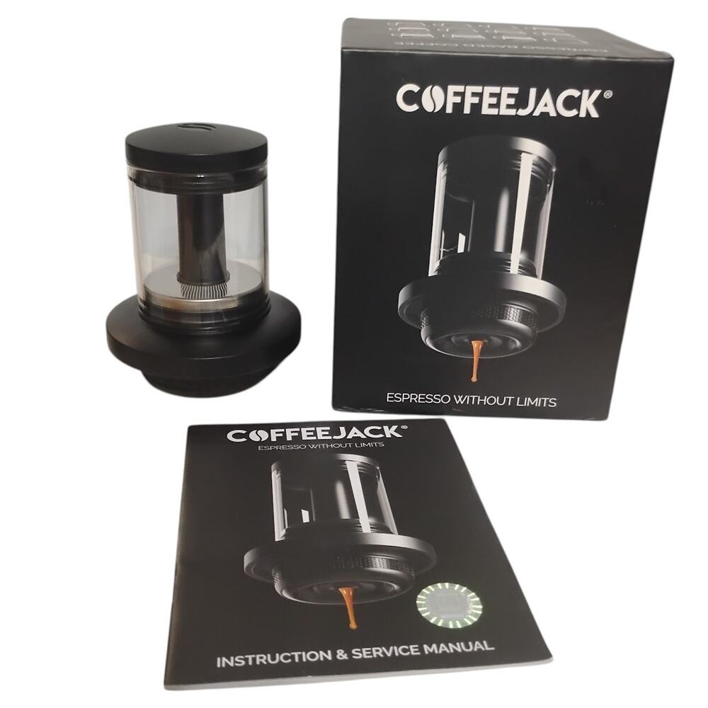 Coffee Jack Portable Espresso Maker CoffeeJack Travel Camping New Open Box